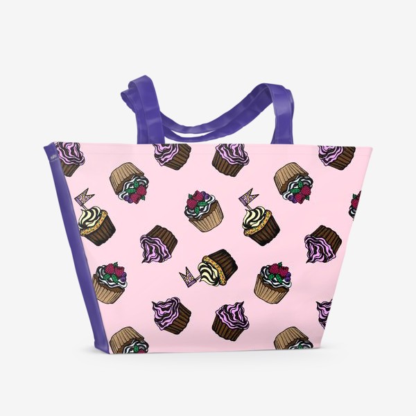 Пляжная сумка «Desserts.Pink»