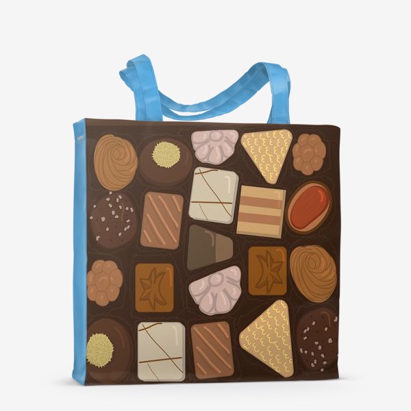 Сумка-шоппер «Коробка с шоколадными конфетами»
