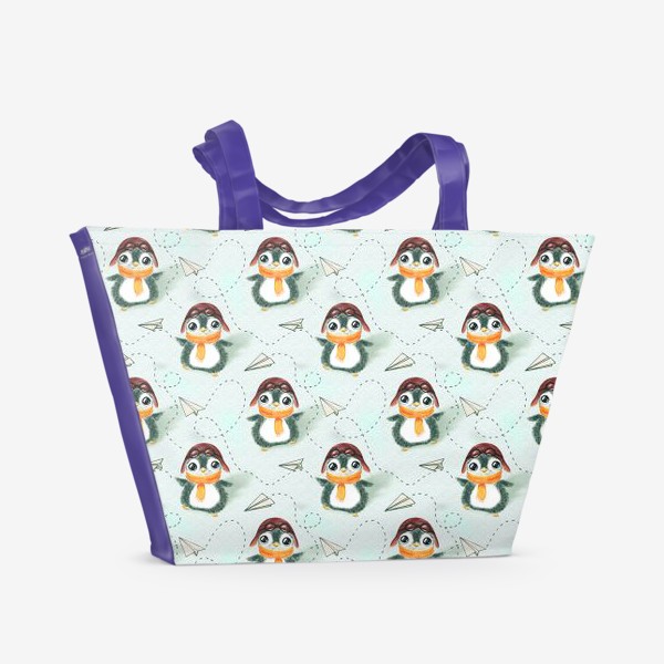 Пляжная сумка «Пингвины»