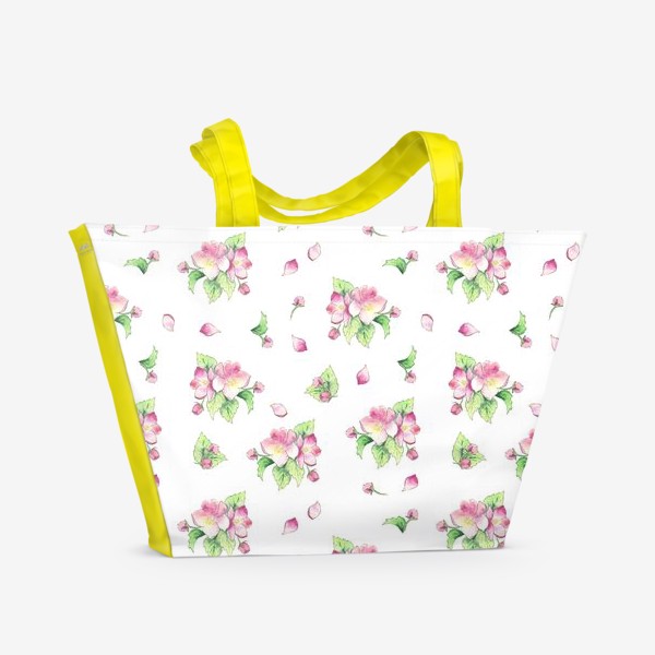 Пляжная сумка «Цветение розовой яблони»