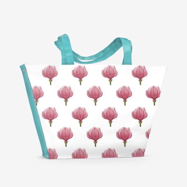 Пляжная сумка «цвет роз»