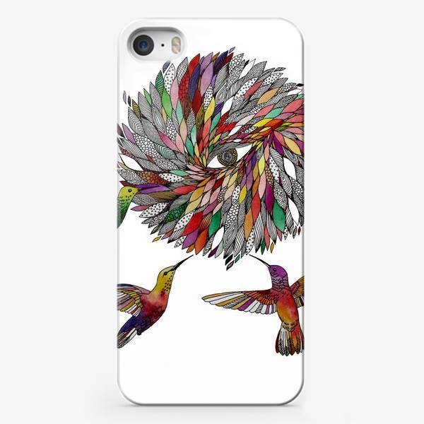 Чехол iPhone «Птицы Колибри»