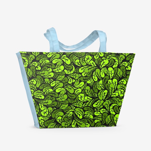 Пляжная сумка &laquo;Зеленая листва&raquo;