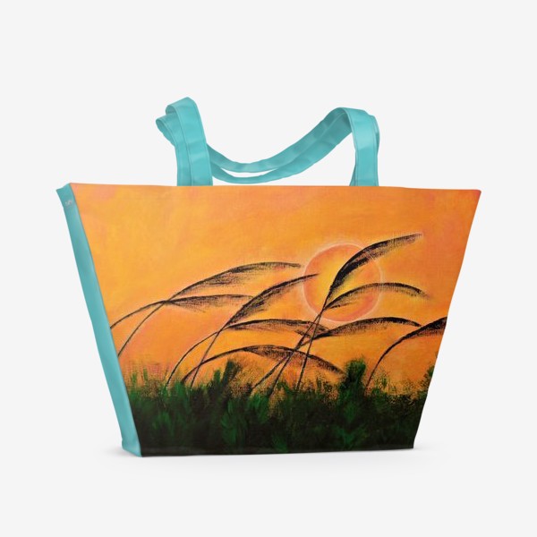 Пляжная сумка «Апельсиновый закат»