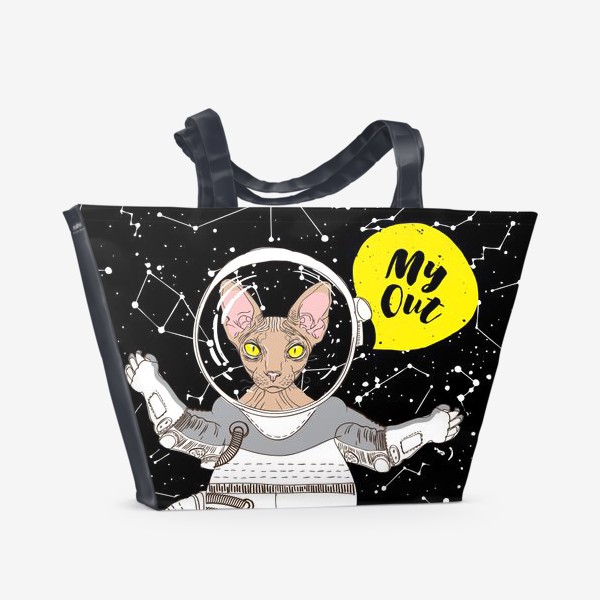 Пляжная сумка «My Out Cat2»