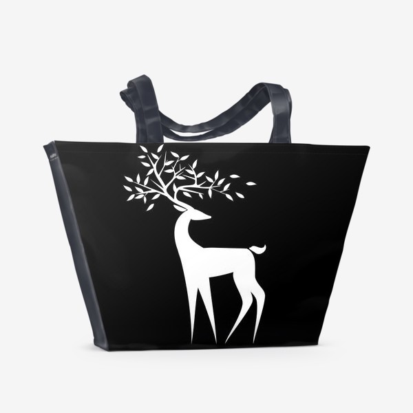 Пляжная сумка «Белый олень»