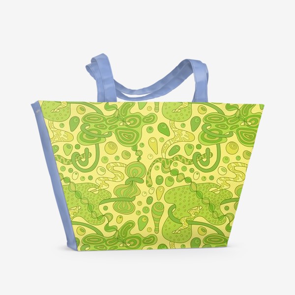 Пляжная сумка &laquo;Зеленые пузырьки &raquo;