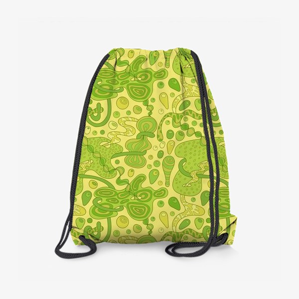 Рюкзак «Зеленые пузырьки »