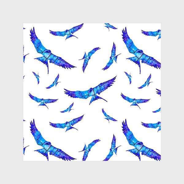 Шторы «Синие птицы»