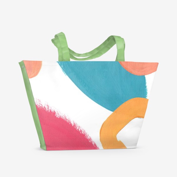 Пляжная сумка &laquo;Цветная абстракция/Colourful Abstraction&raquo;