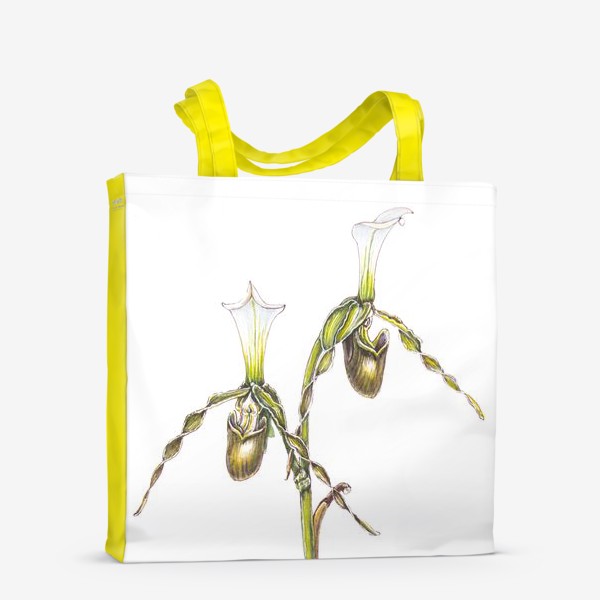 Сумка-шоппер «Венерин башмачок орхидея»