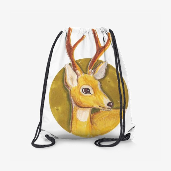 Рюкзак «Очень красивый, милый и яркий олень»