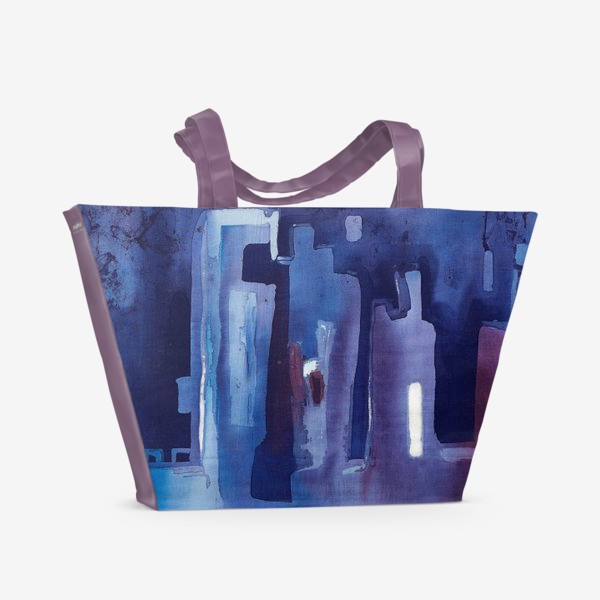Пляжная сумка &laquo;Синий город&raquo;
