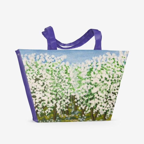 Пляжная сумка «Весенний сад»