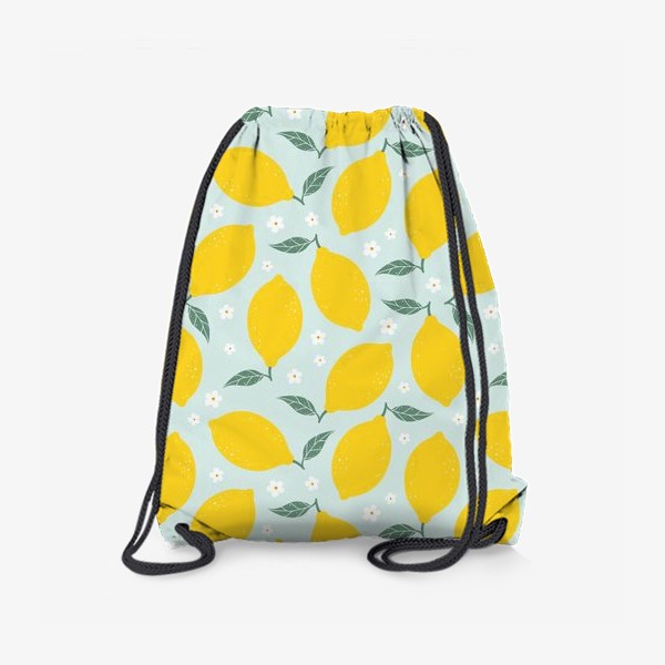 Рюкзак «Лимонно-цветочный»