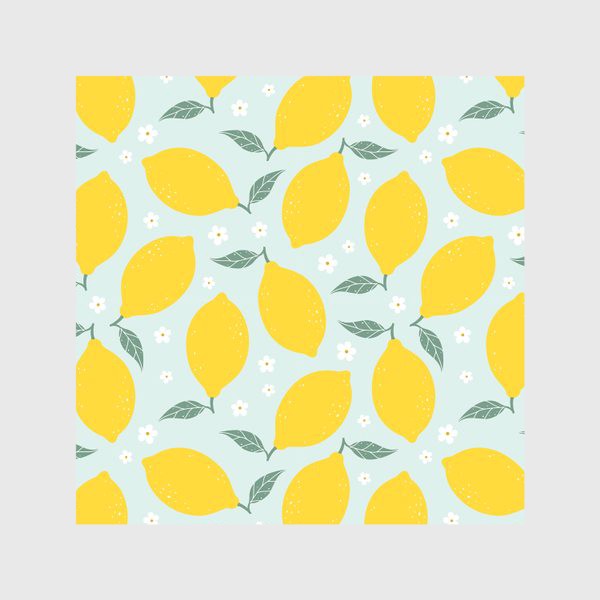 Скатерть «Лимонно-цветочный»