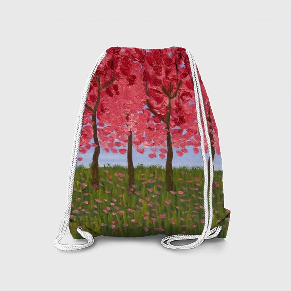 Рюкзак «Розовый сад, масло»