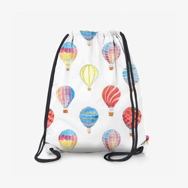 Рюкзак «Паттерн с Акварельными воздушными шарами»