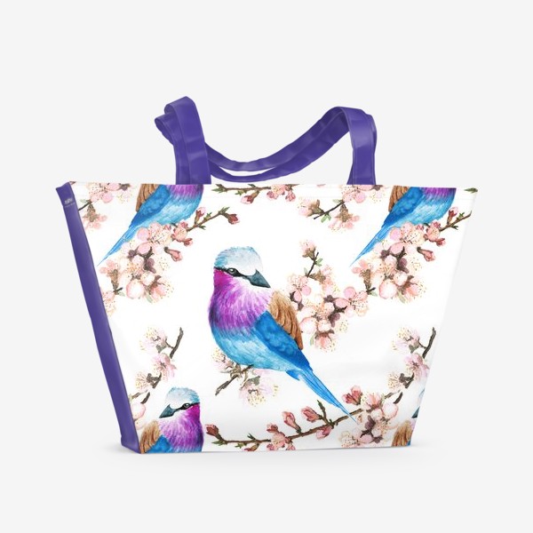 Пляжная сумка «Цветущий сад»