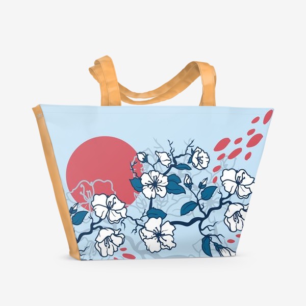 Пляжная сумка «Сакура»
