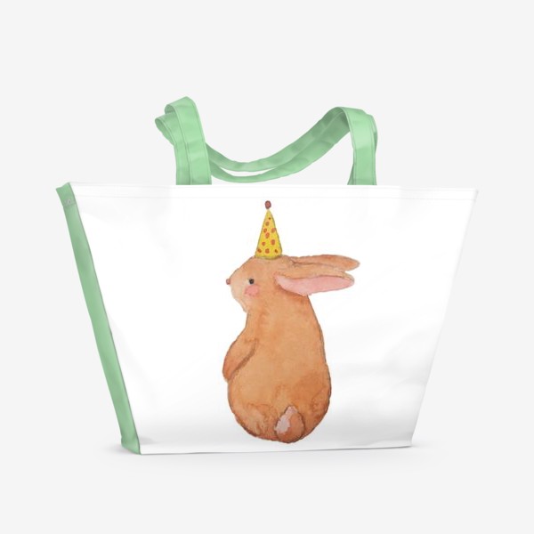 Пляжная сумка &laquo;праздничный кролик&raquo;