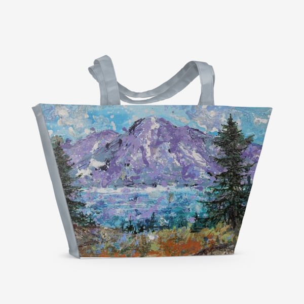 Пляжная сумка «Голубые озера»