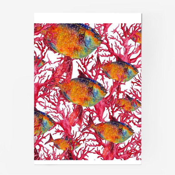 Постер «Рыбки и кораллы»