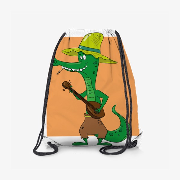 Рюкзак «Крокодил с банджо»