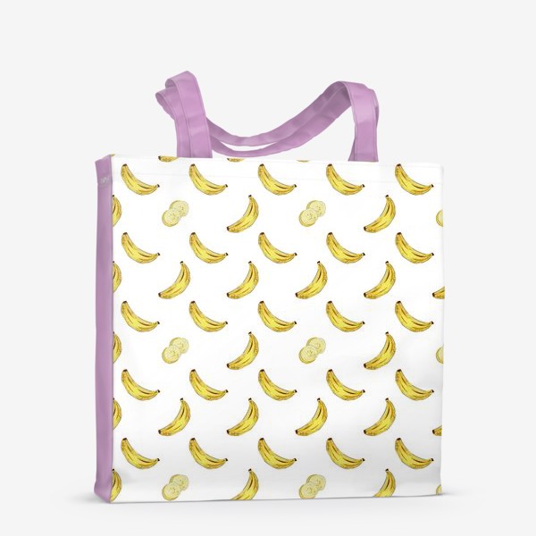 Сумка-шоппер «Банановый блюз - паттерн»