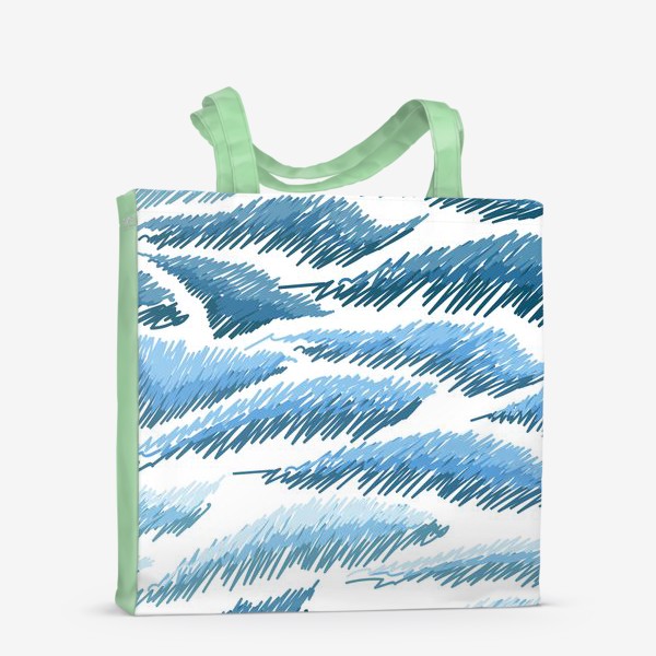 Сумка-шоппер «Цвет моря»