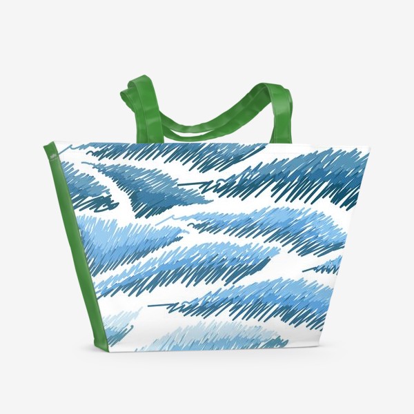Пляжная сумка &laquo;Цвет моря&raquo;