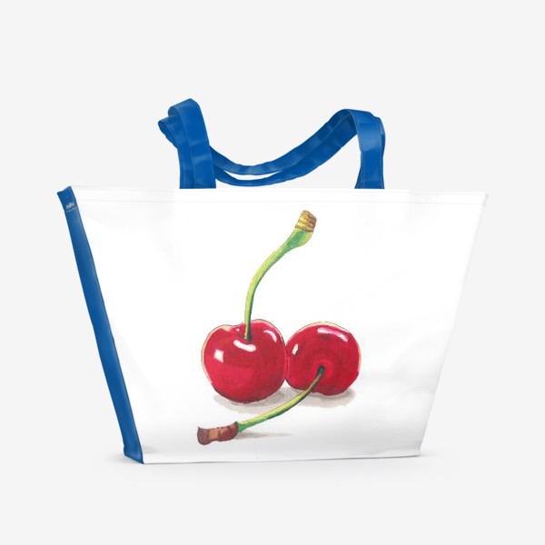 Пляжная сумка «Спелая вишня»