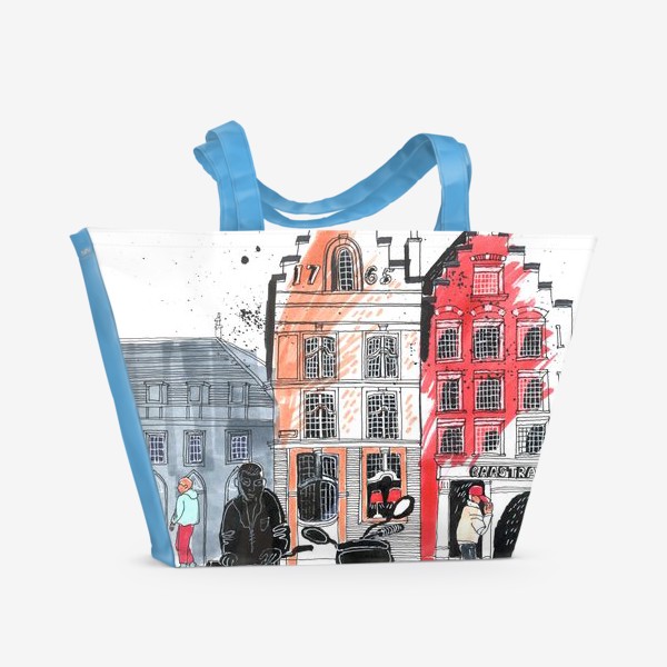 Пляжная сумка «Старый город»
