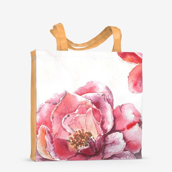 Сумка-шоппер «Натюрморт с розой»
