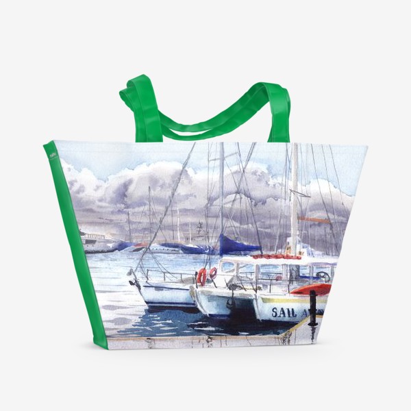 Пляжная сумка «лодки»