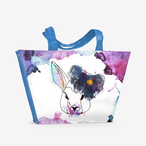 Пляжная сумка «Кроль в фуражке»