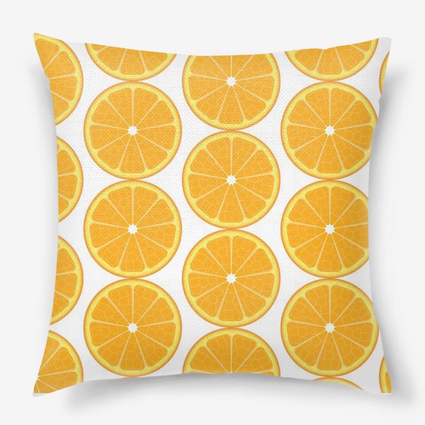 Подушка «Апельсиновые дольки»