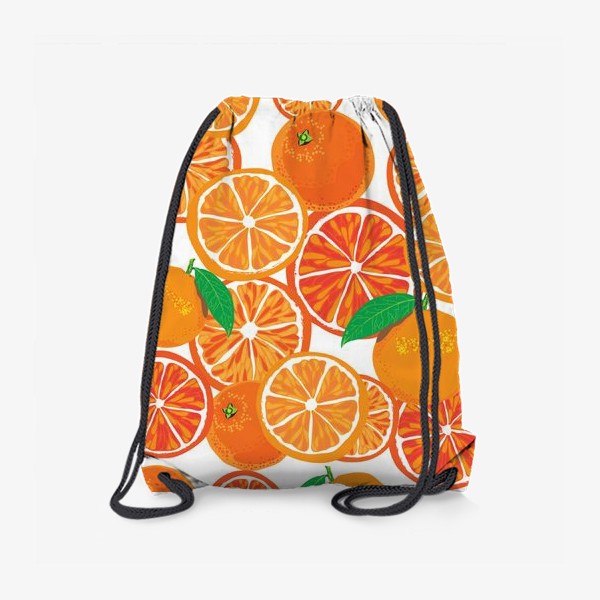 Рюкзак «Апельсины на белом»