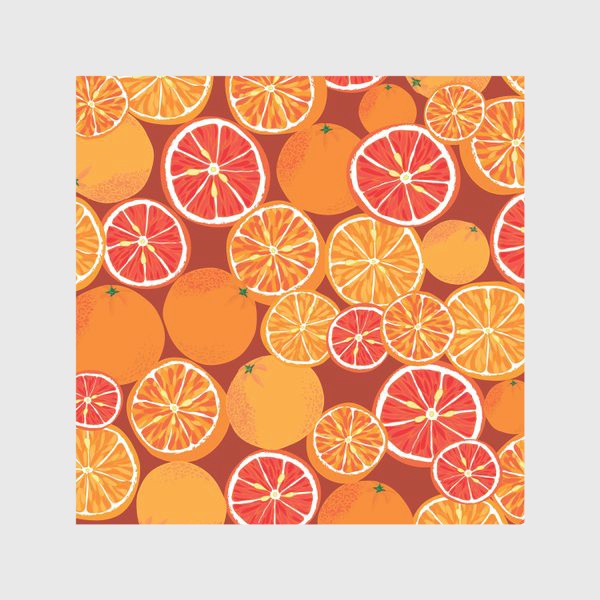 Скатерть «Апельсины на красном»