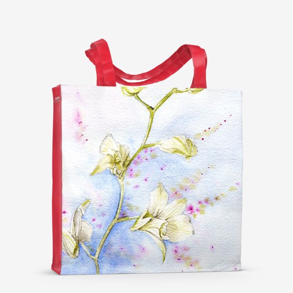 Сумка-шоппер «Акваерльная орхидея»