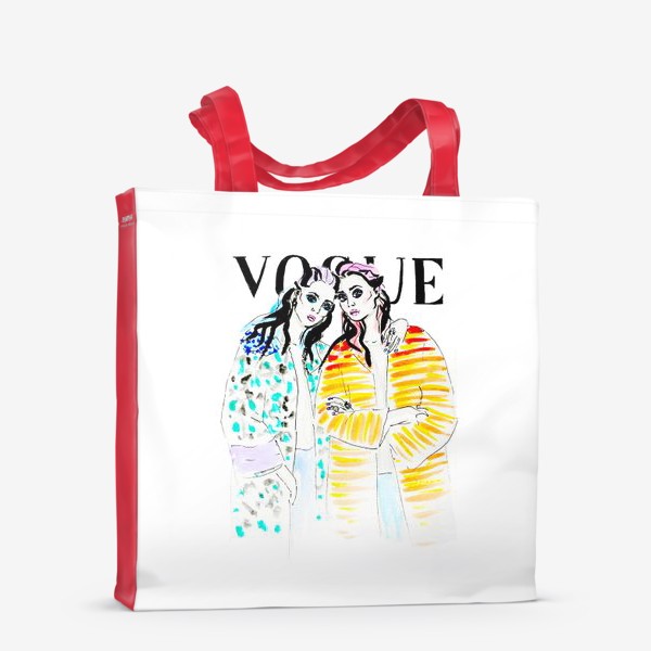 Сумка-шоппер «Модные девушки с обложки "Vogue". Fashion»