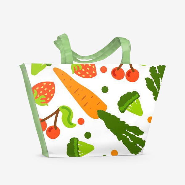 Пляжная сумка &laquo;Овощи&raquo;