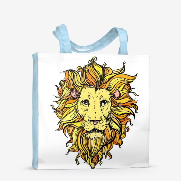 Сумка-шоппер «Лев с развивающейся гривой»