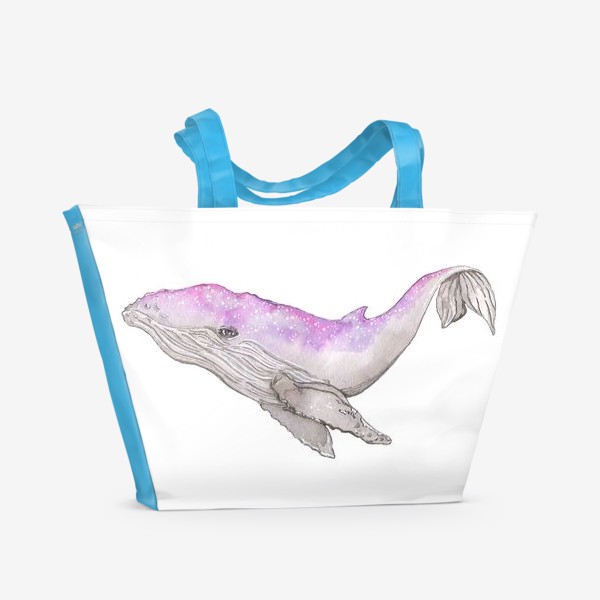 Пляжная сумка «Galaxy Whale»