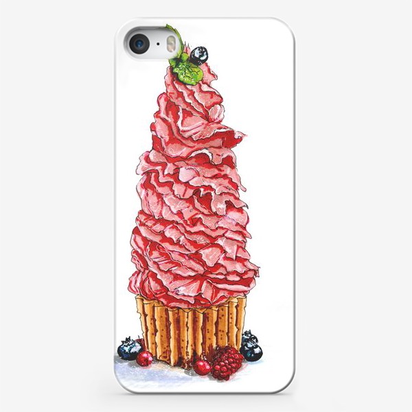 Чехол iPhone «Большое пирожное»