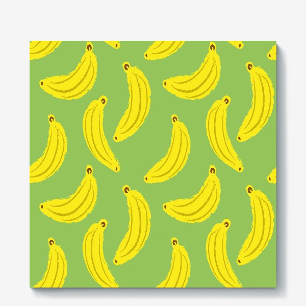 Холст «Паттерн с бананами»