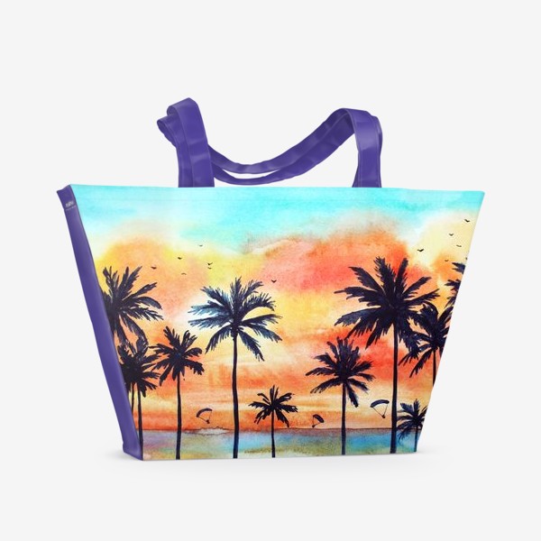 Пляжная сумка «Тропический закат 2»