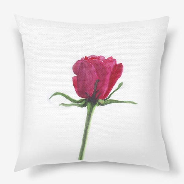 Подушка «розовая роза»