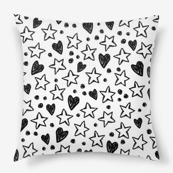 Подушка «Любовь и звёзды»