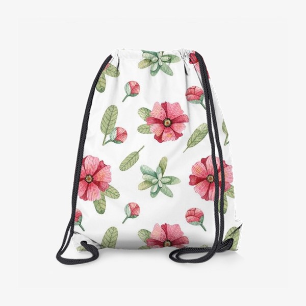 Рюкзак « Цветы и листья»